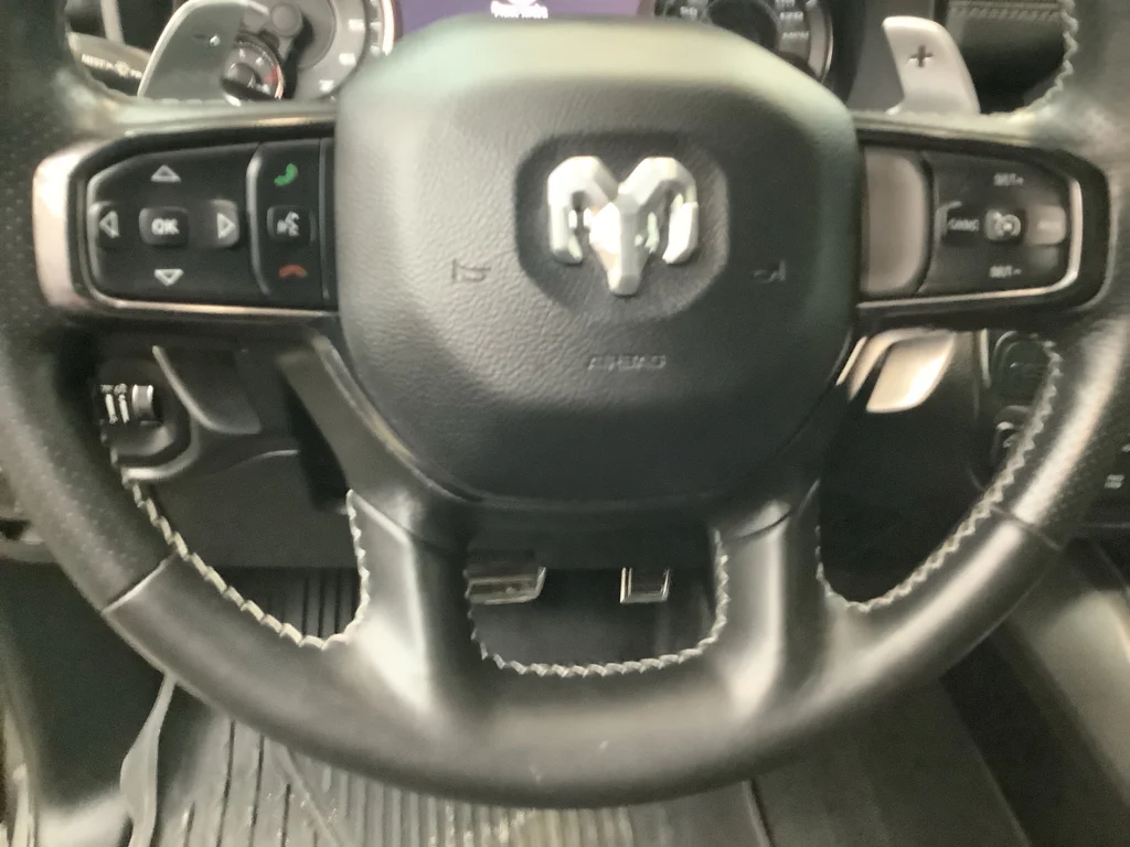 Used 2022 Granite Crystal Metallic Clearcoat Ram Rebel image 15