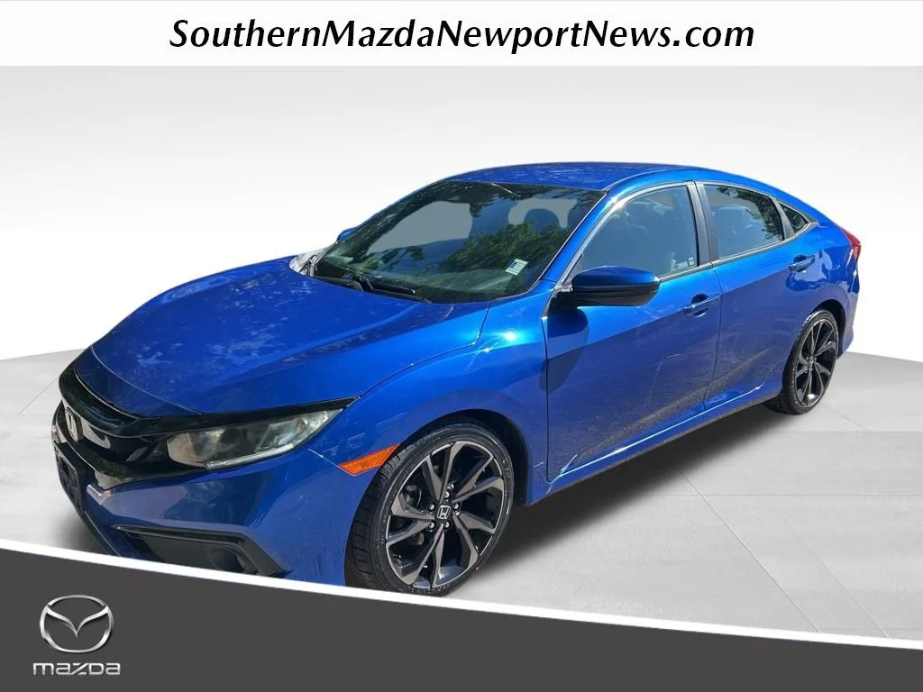 Used 2020 Blue Honda Sport image 1