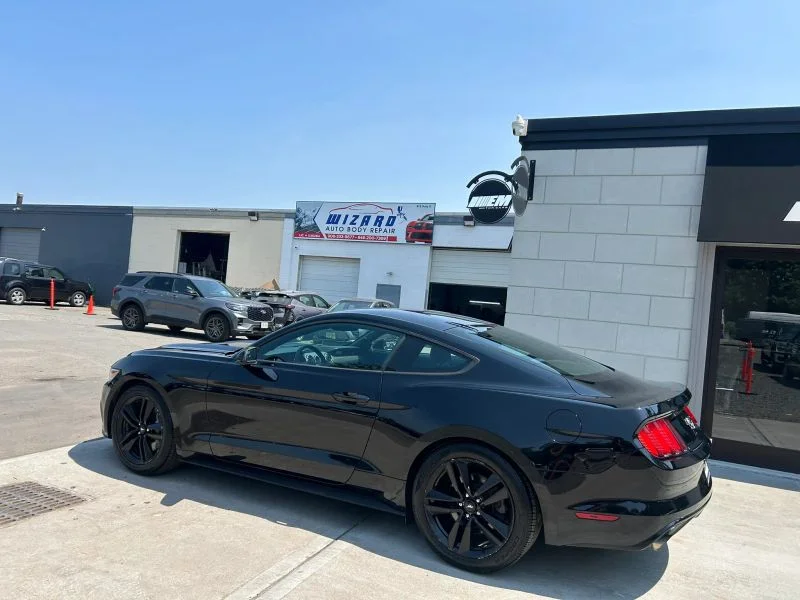 Used 2016 Black Ford EcoBoost Coupe 2D image 6