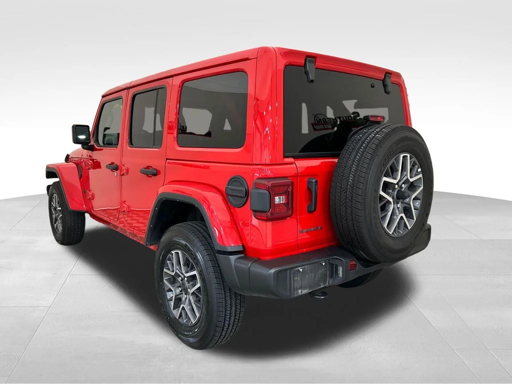Used 2025 Red Jeep Sahara image 3