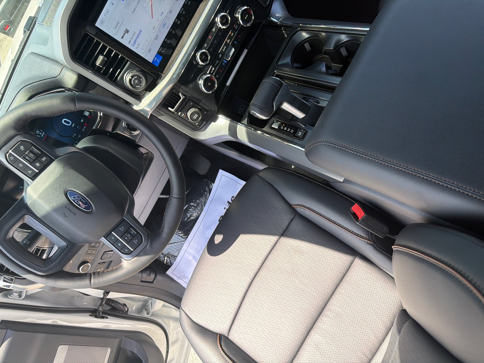 New 2026 Star White Metallic Tri-Coat Ford Lariat® image 14