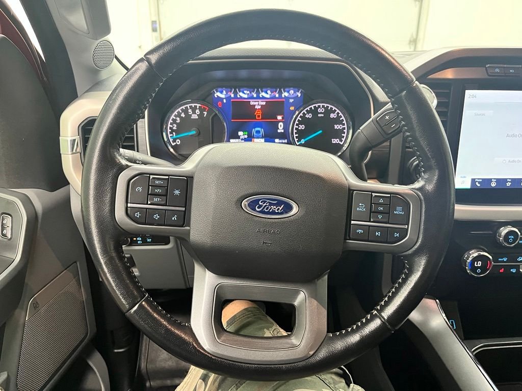 Used 2021 Rapid Red Metallic Tinted Clearcoat Ford XLT image 21