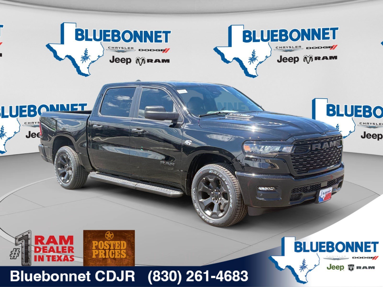 New 2026 Diamond Black Crystal Pearl-Coat Exterior Paint RAM Express image 3