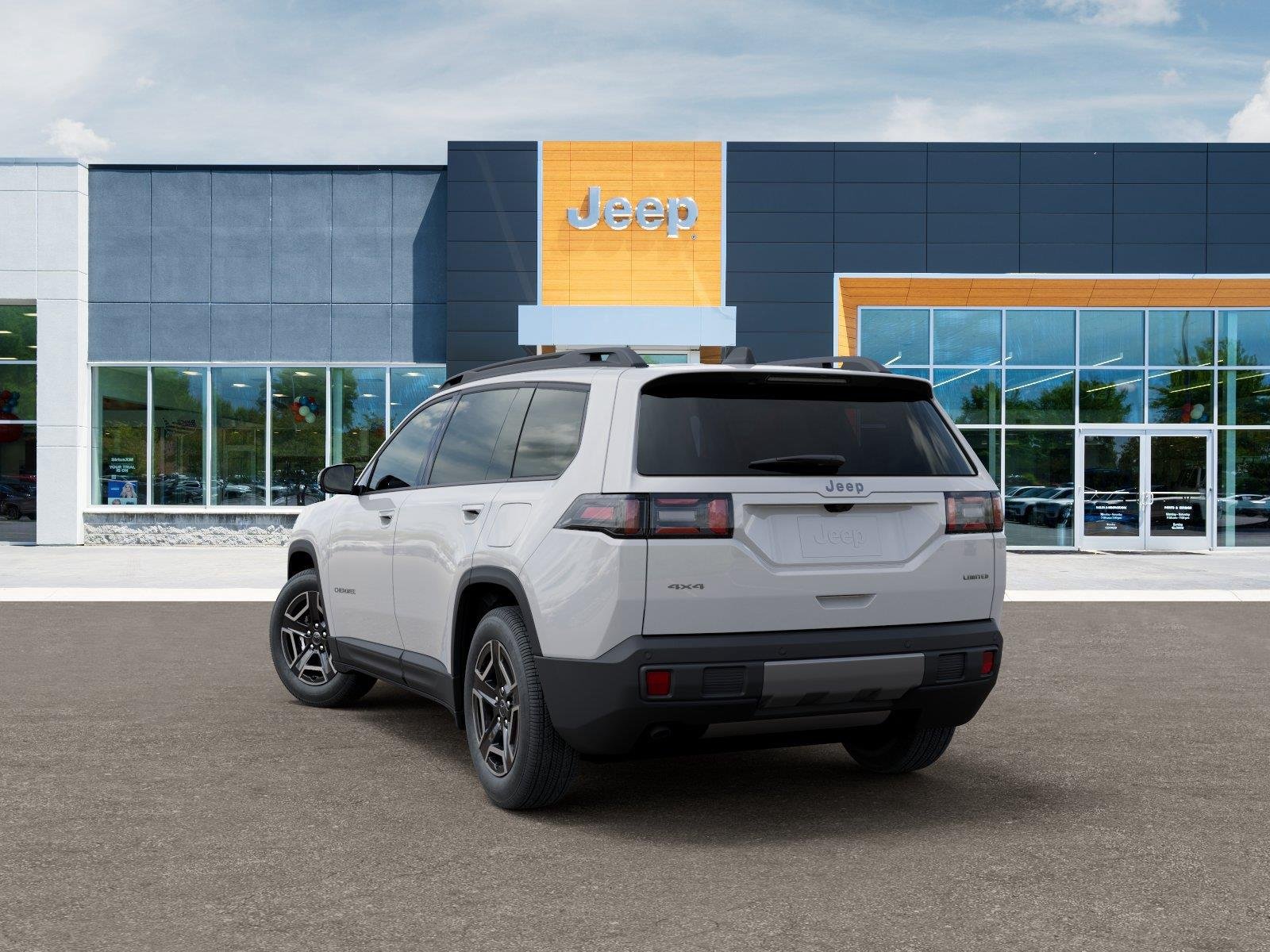 New 2026 Bright White Clear-Coat Exterior Paint Jeep Limited image 3