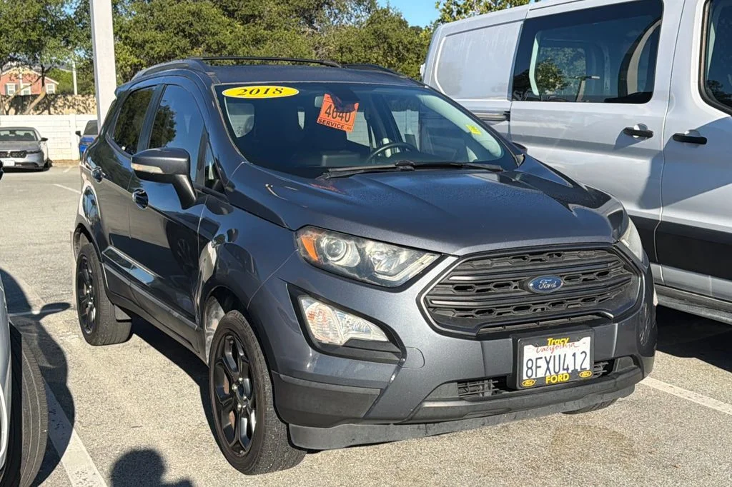 Used 2018 Ford Ecosport SES with VIN MAJ6P1CL2JC214463 for sale in Morgan Hill, CA