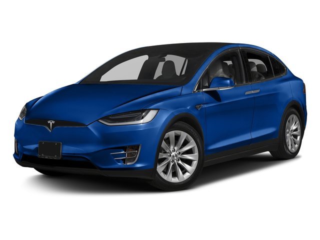 Used 2017 Deep Blue Metallic Tesla 90D image 1