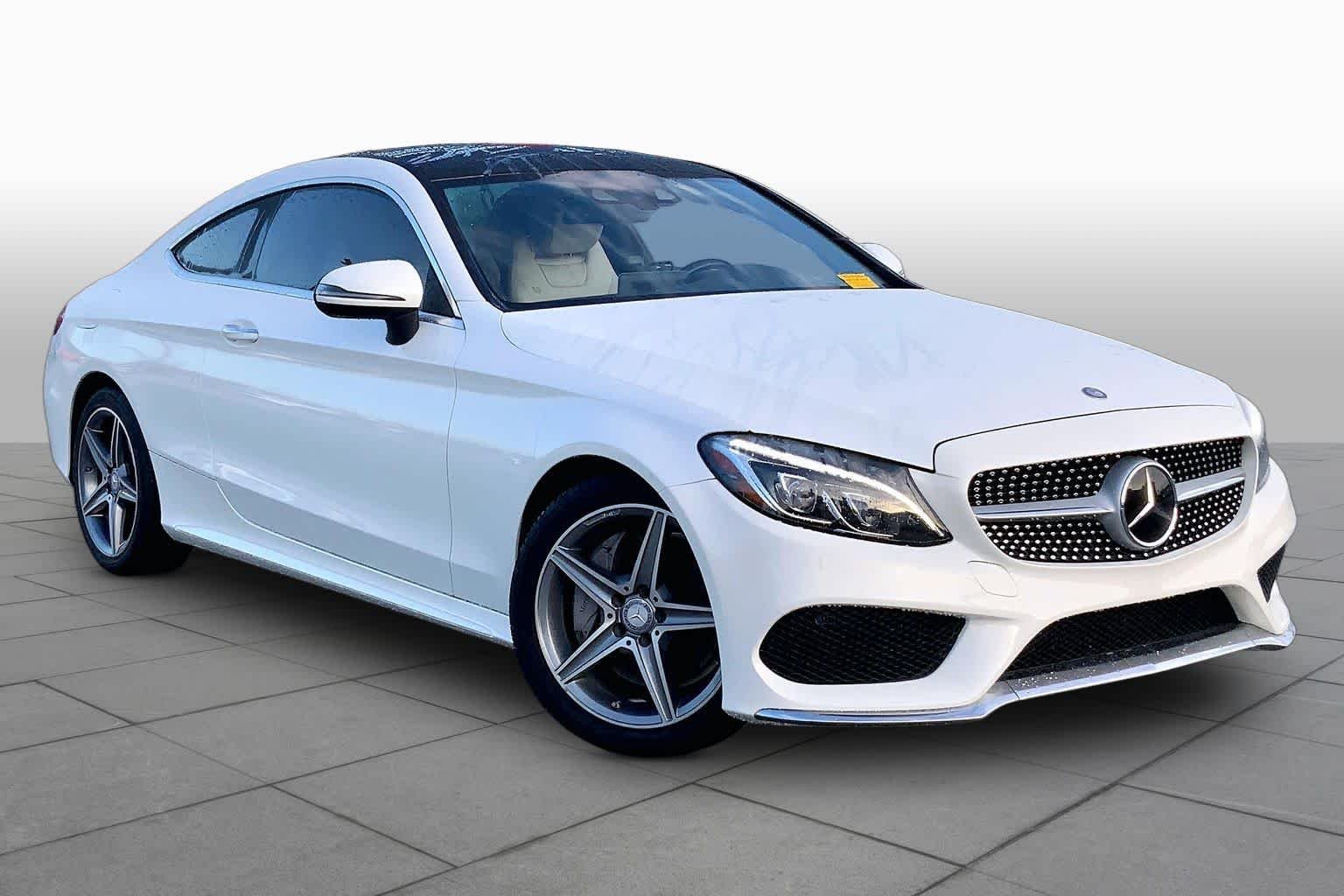 Used 2017 designo Diamond White Metallic Mercedes-Benz C 300 image 3