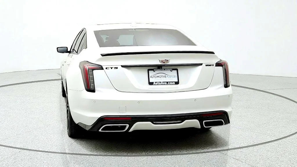 Used 2023 Crystal White Tricoat Cadillac 4dr Sedan Sport image 6