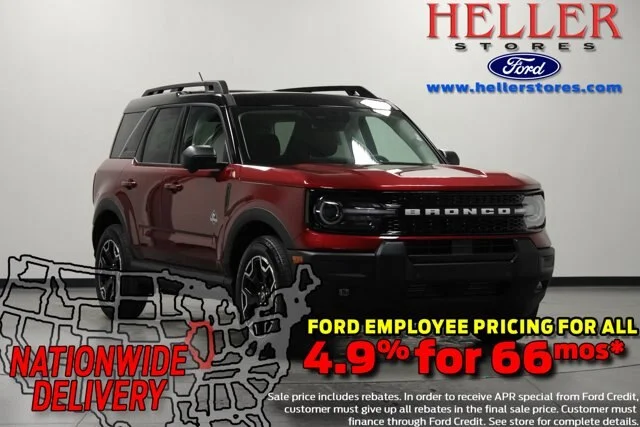 New 2025 Ruby Red Metallic Tinted Clearcoat Ford Outer Banks® image 26