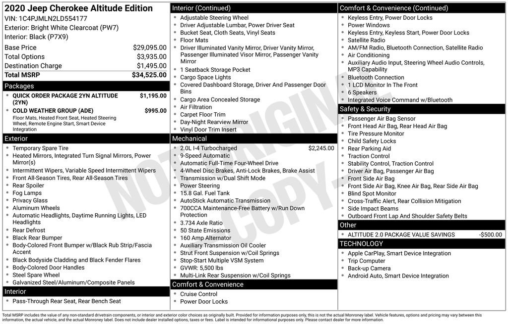 Used 2020 White Jeep Latitude Plus image 35