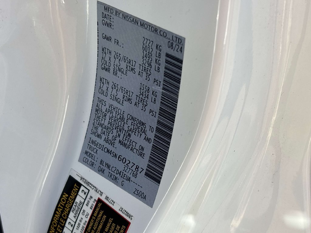 Used 2025 White Nissan SV image 29