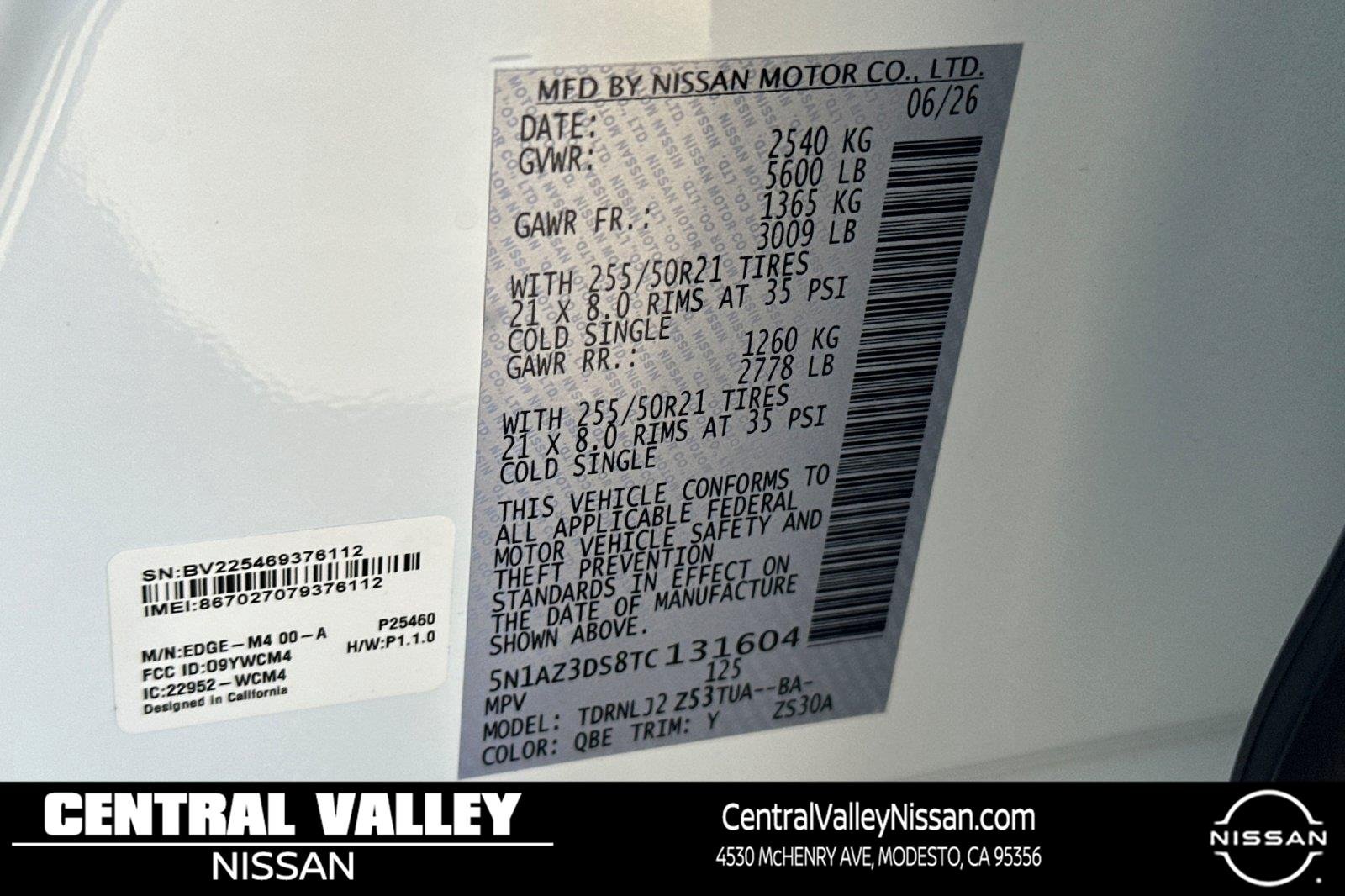 New 2026 Everest White Pearl Tricoat Nissan Platinum image 28