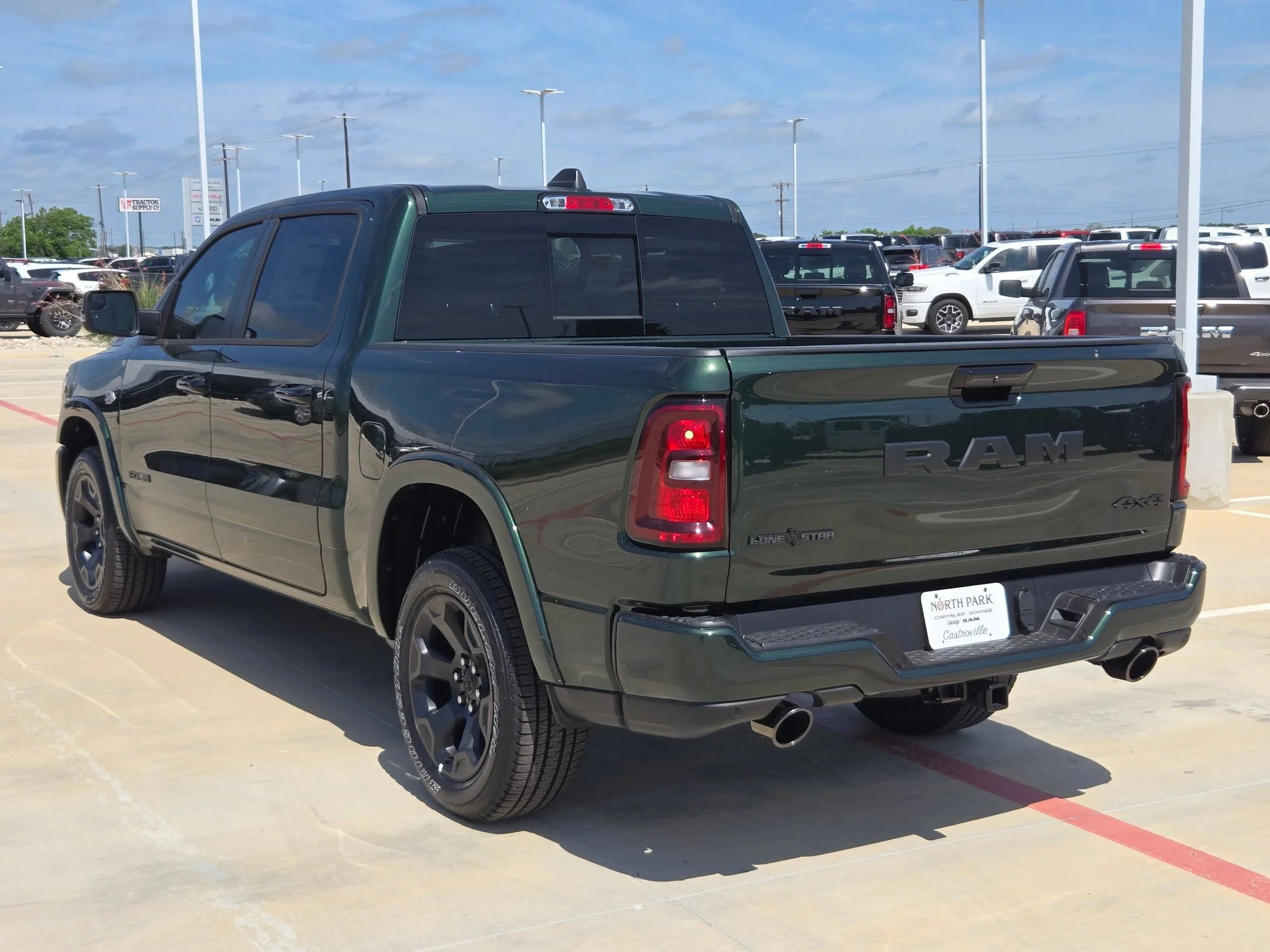 New 2026 Serrano-Green Metallic Exterior Paint RAM Big Horn/Lone Star image 5