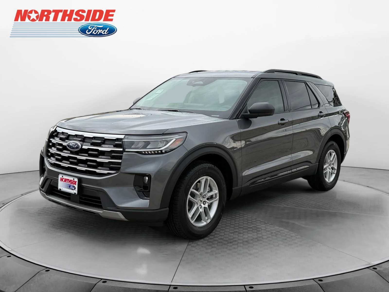 New 2026 Carbonized Gray Metallic Ford Active image 3