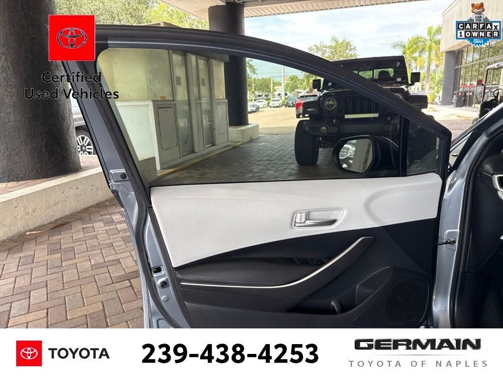 Certified Used 2020 Blue Toyota SE image 13