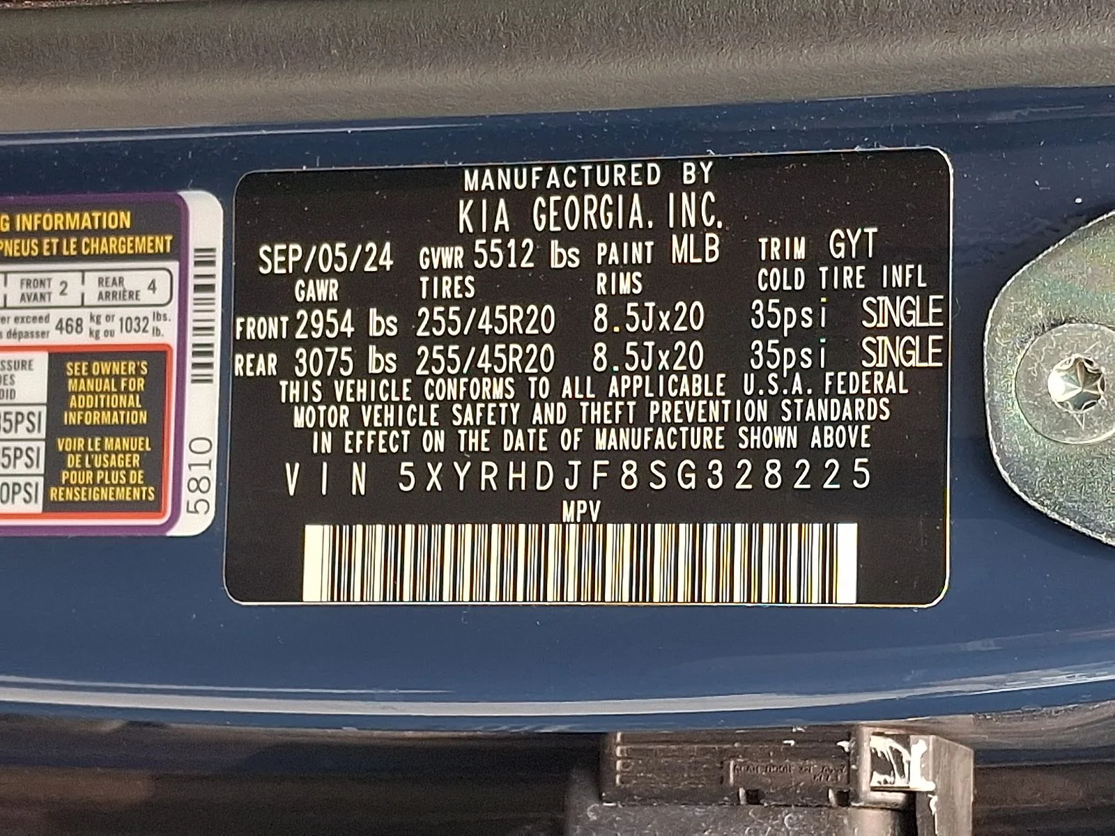 Certified Used 2025 Black Kia X-Line EX image 26