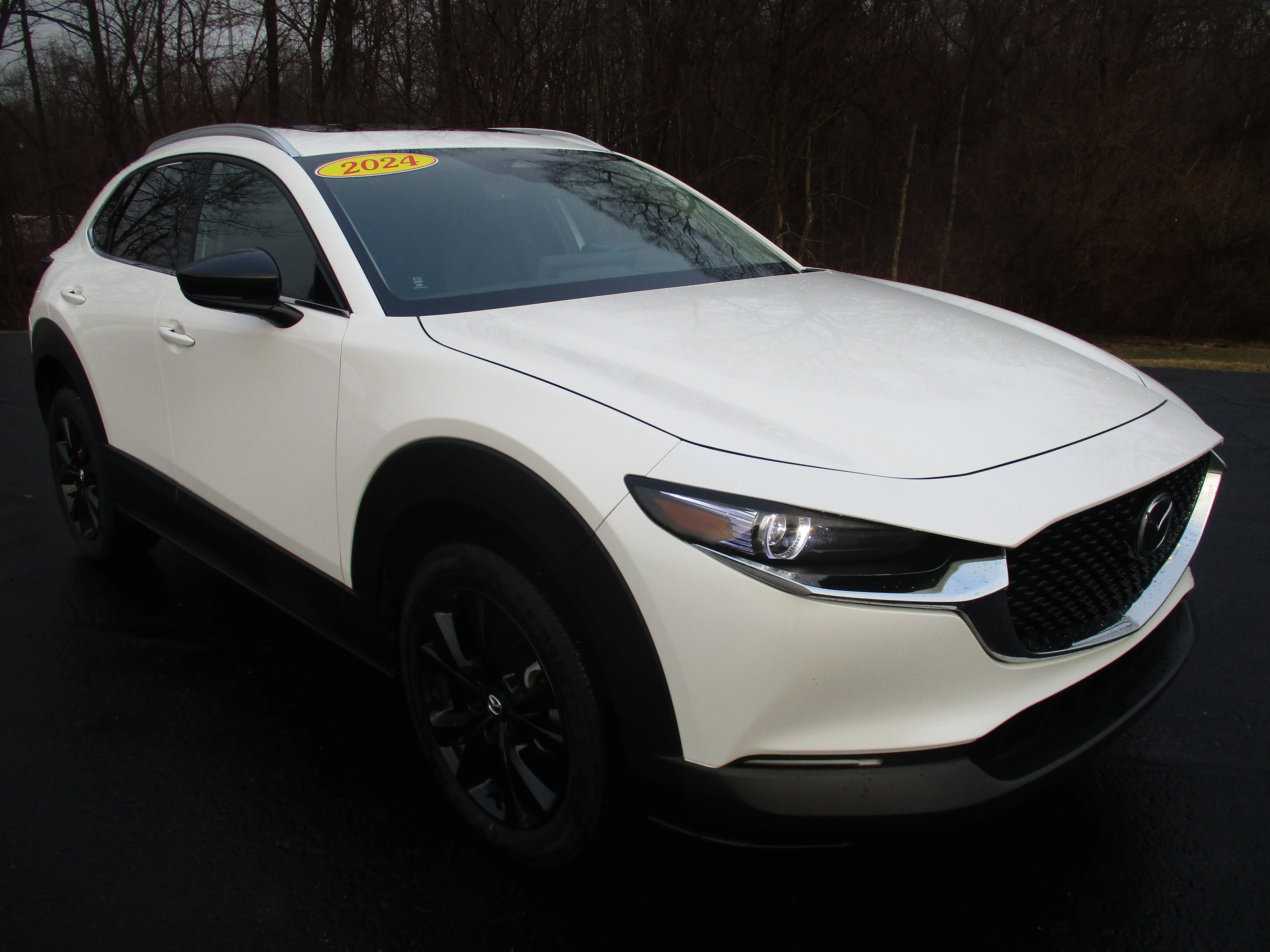 Used 2024 Snowflake White Pearl Mica Mazda 2.5 Turbo Premium Package image 3