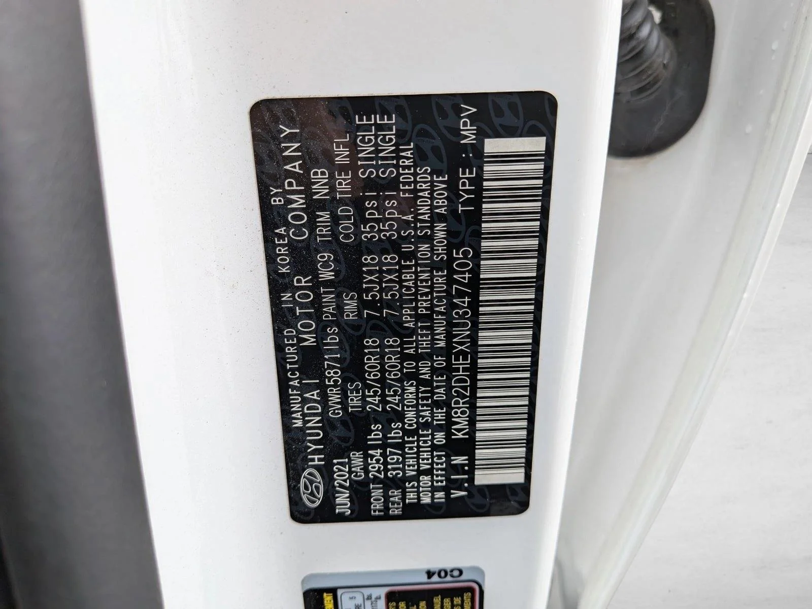 Used 2022 Hyper White Hyundai SEL image 26