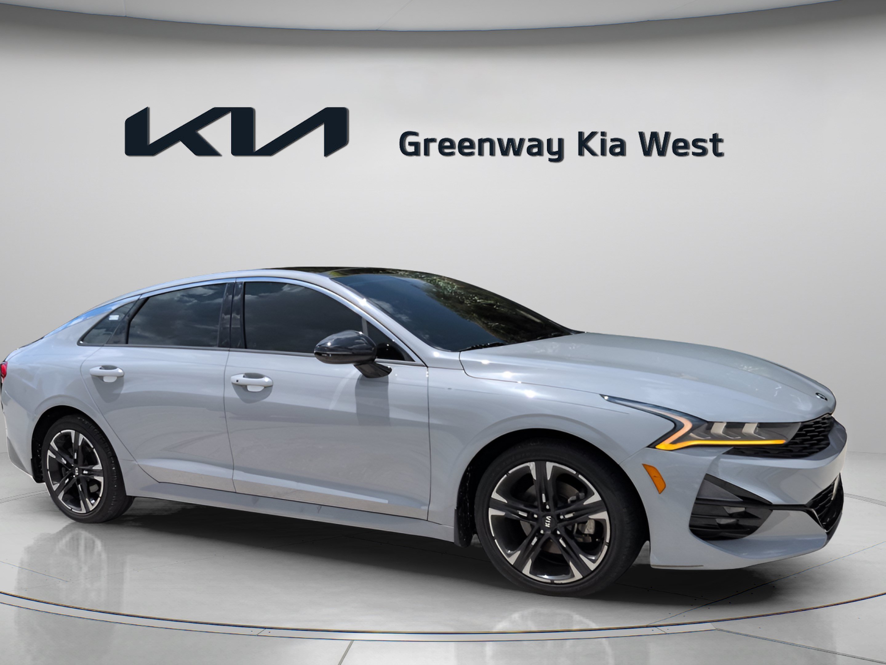 Used 2021 Wolf Gray Kia GT-Line image 1