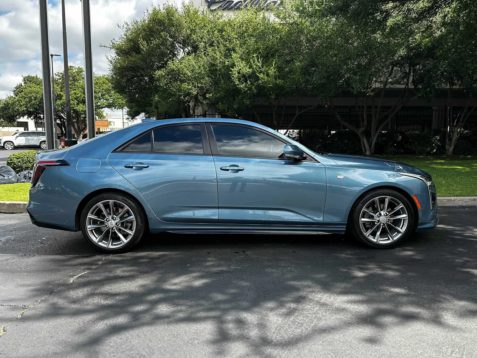 Used 2024 Midnight Steel Metallic Cadillac Sport image 6