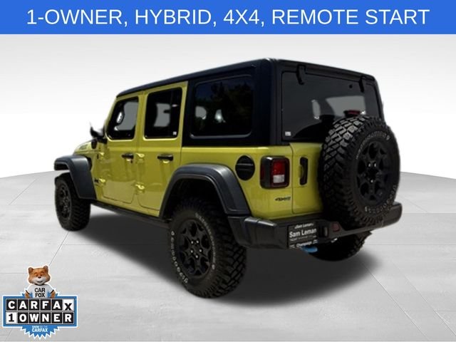 Used 2023 Yellow Jeep Willys 4xe image 6