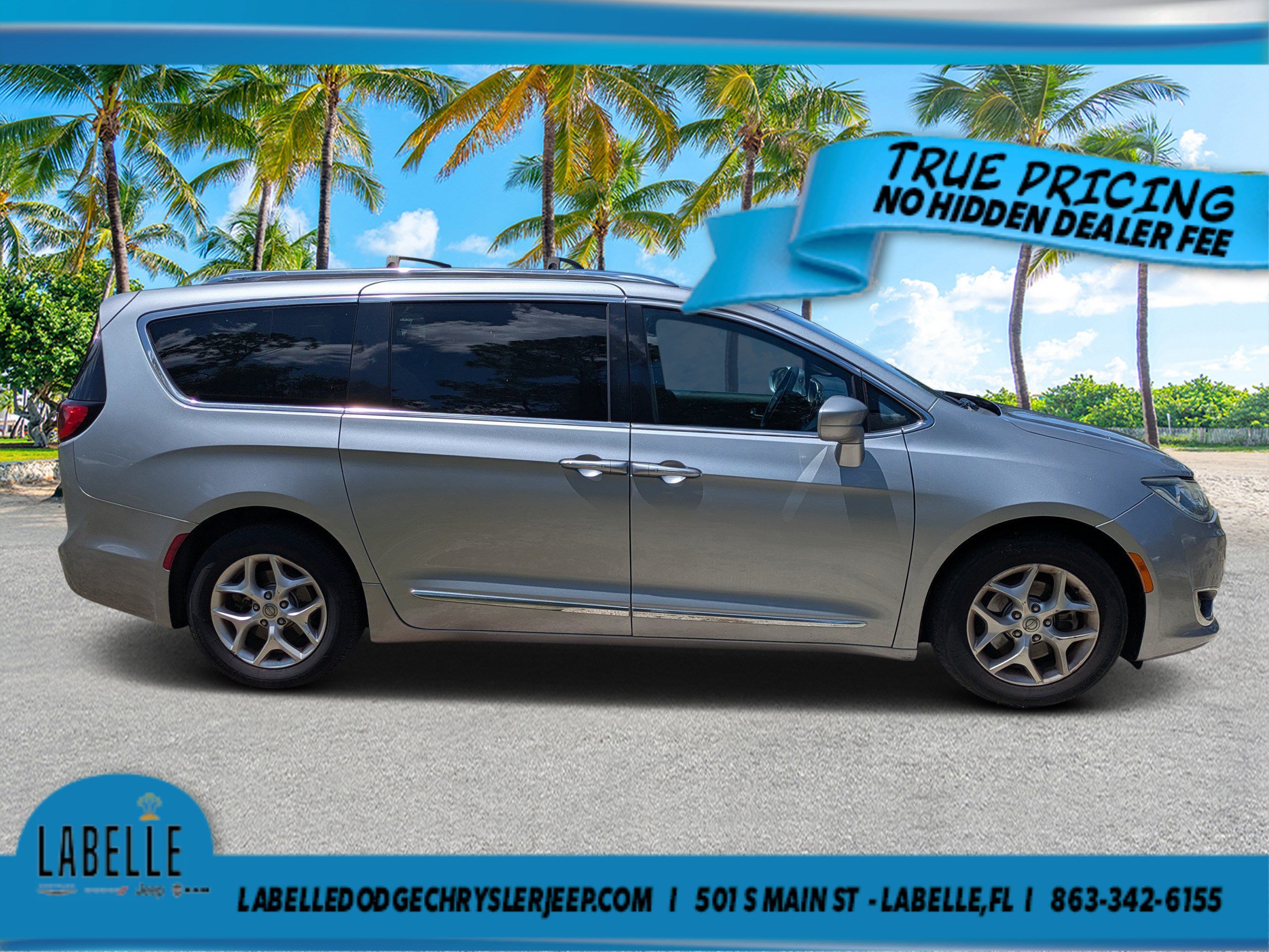 Used 2020 Chrysler Pacifica Touring L with VIN 2C4RC1BG1LR112038 for sale in LaBelle, FL