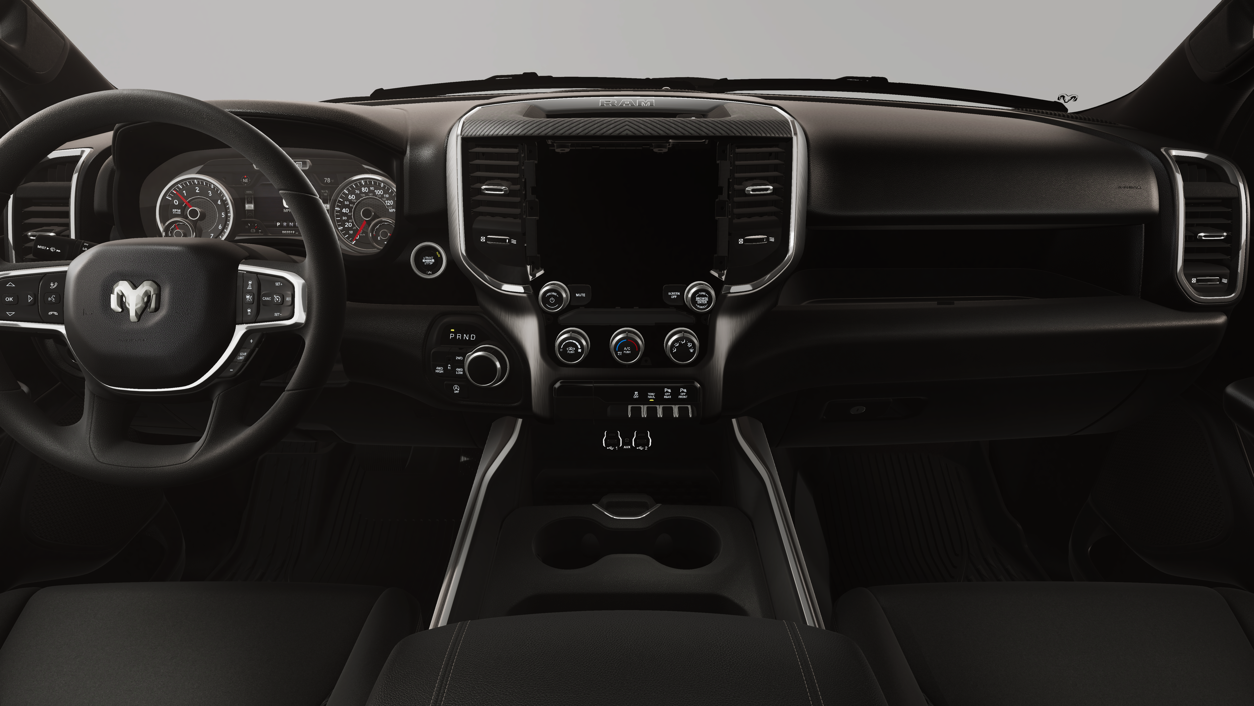 New 2026 Diamond Black Crystal Pearl-Coat Exterior Paint RAM  image 18