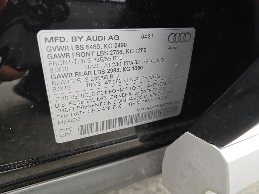 Used 2021 Black Audi 45 Premium Plus image 14