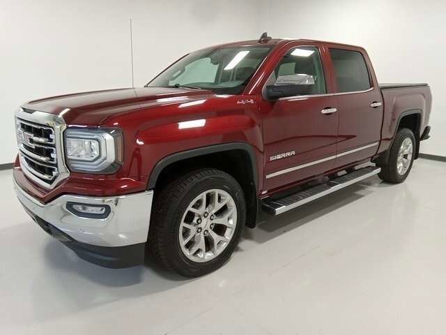 Used 2017 Crimson Red Tintcoat GMC SLT image 9
