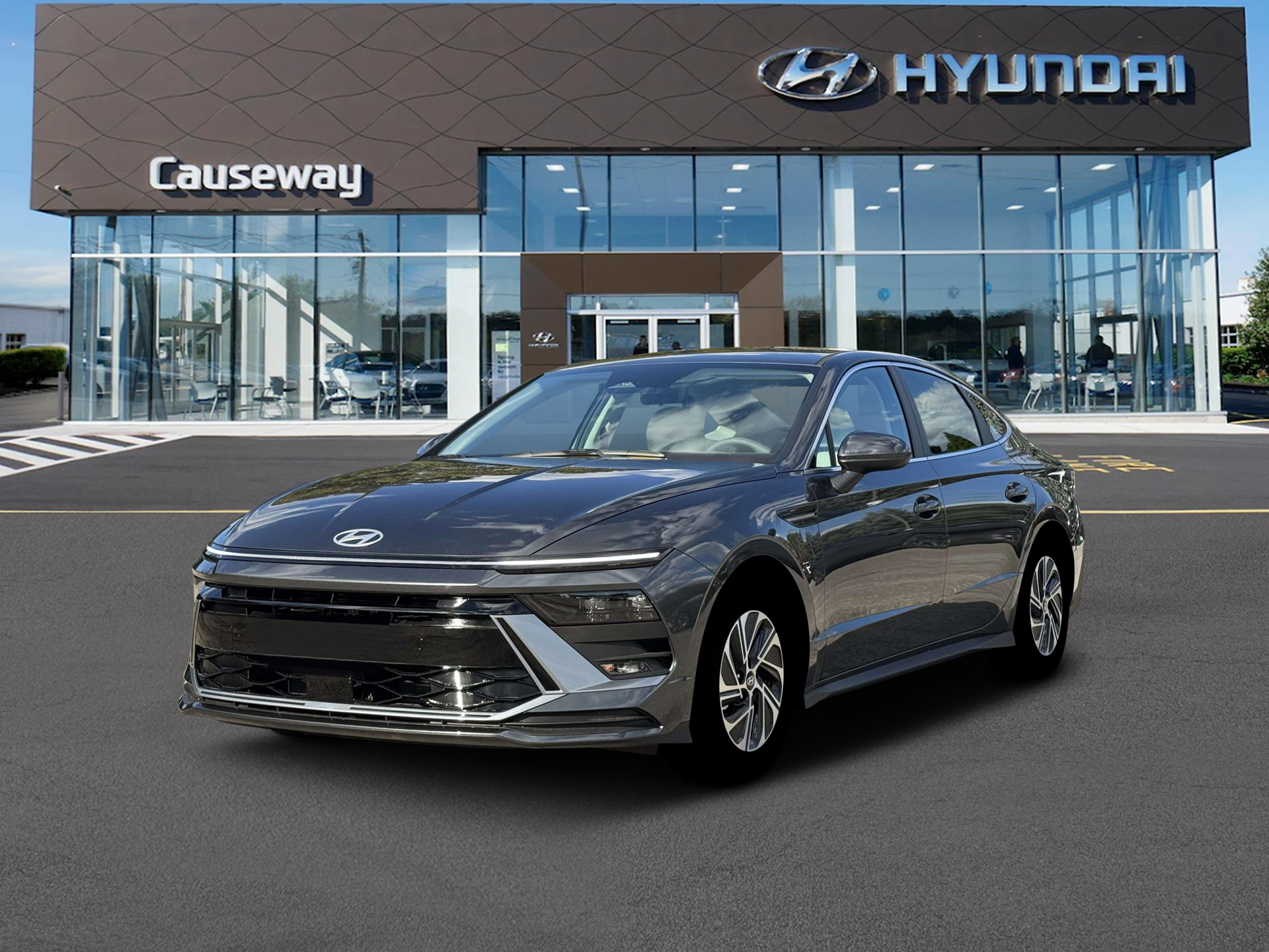 New 2026 Gray Hyundai Blue image 1