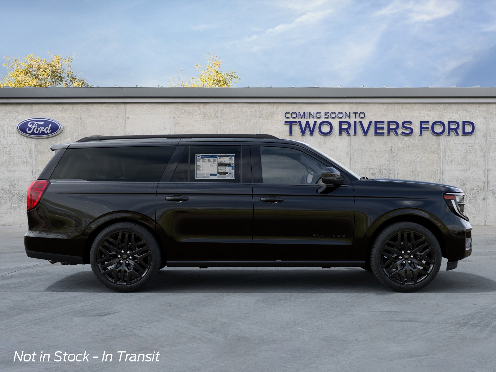 New 2027 Agate Black Metallic Ford MAX Platinum image 5