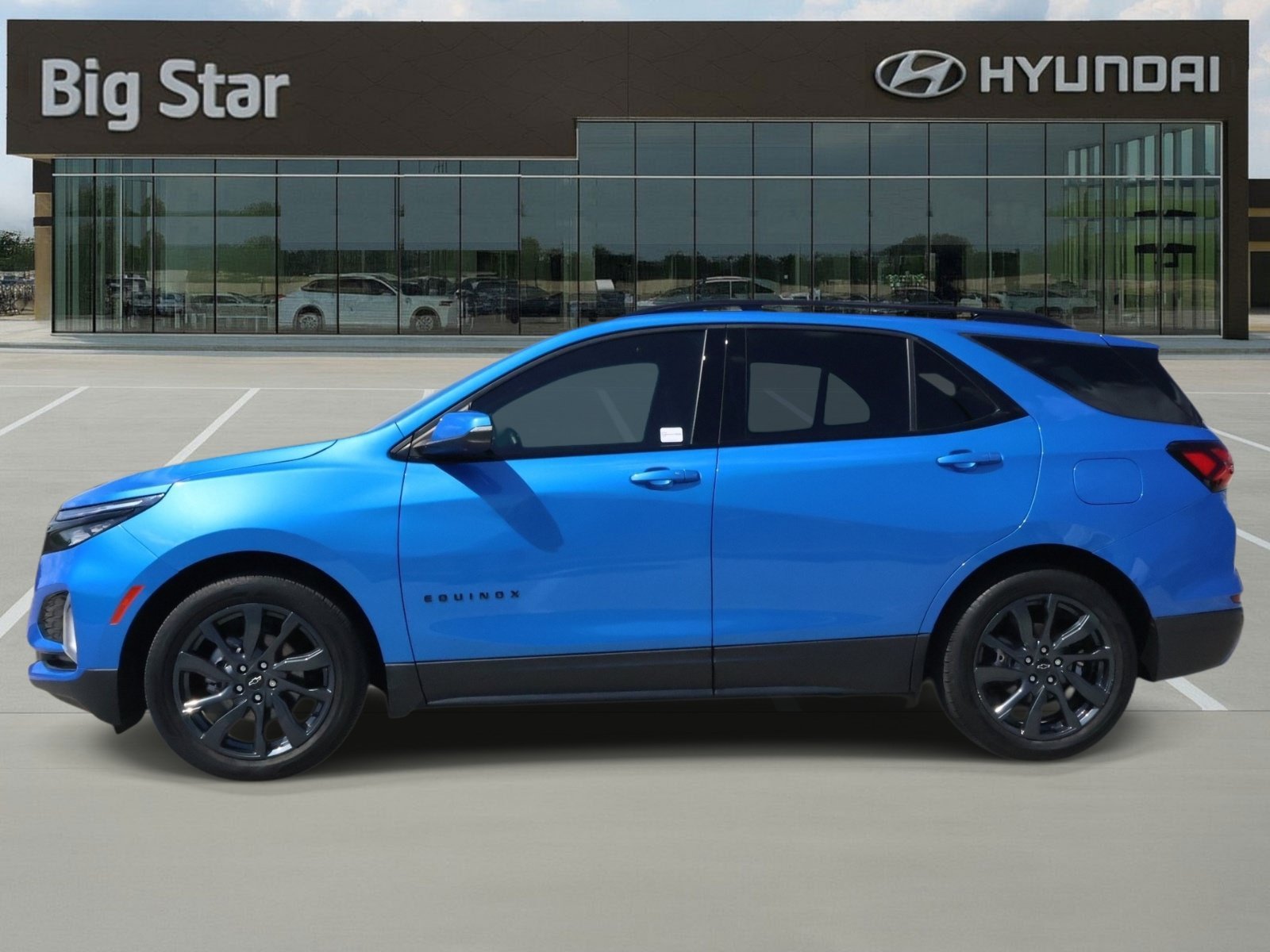 Used 2024 Riptide Blue Metallic Chevrolet RS image 2