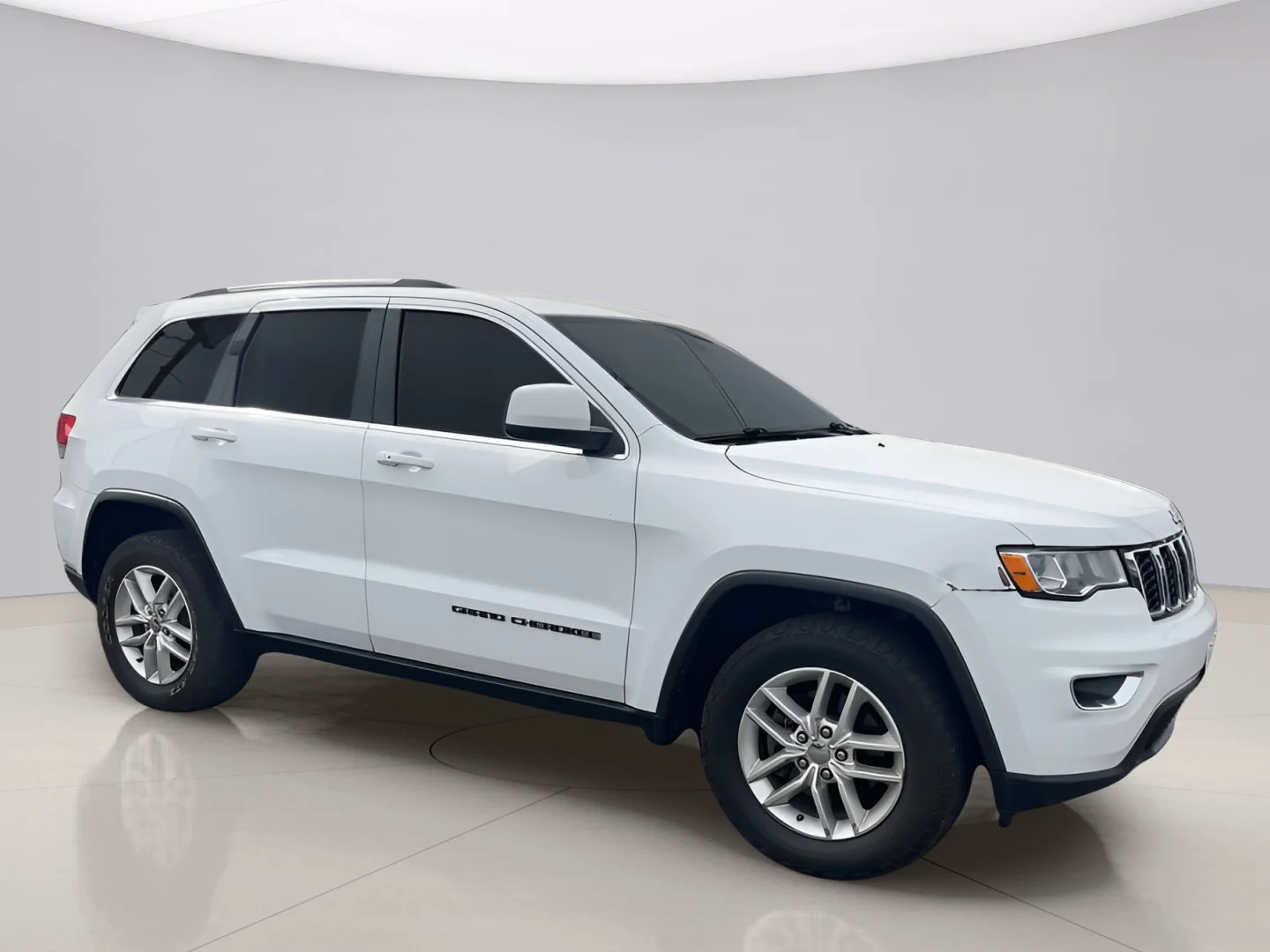 Used 2017 White Jeep LAREDO image 2