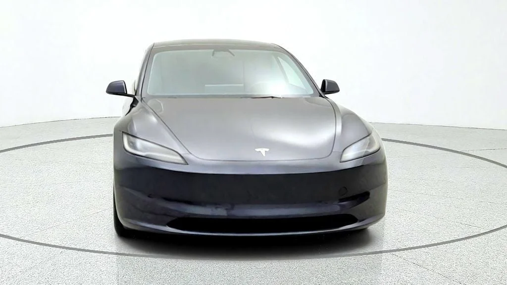 Used 2025 Stealth Grey Tesla Long Range RWD image 2