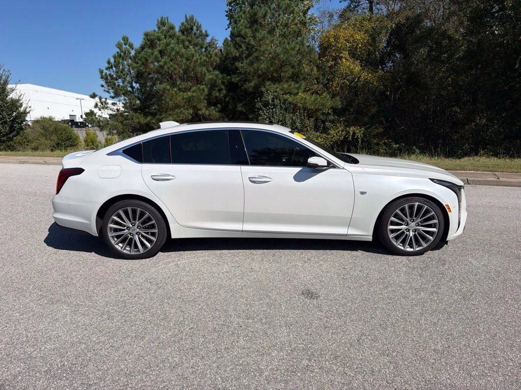 Used 2025 Crystal White Tricoat Cadillac Premium Luxury image 5