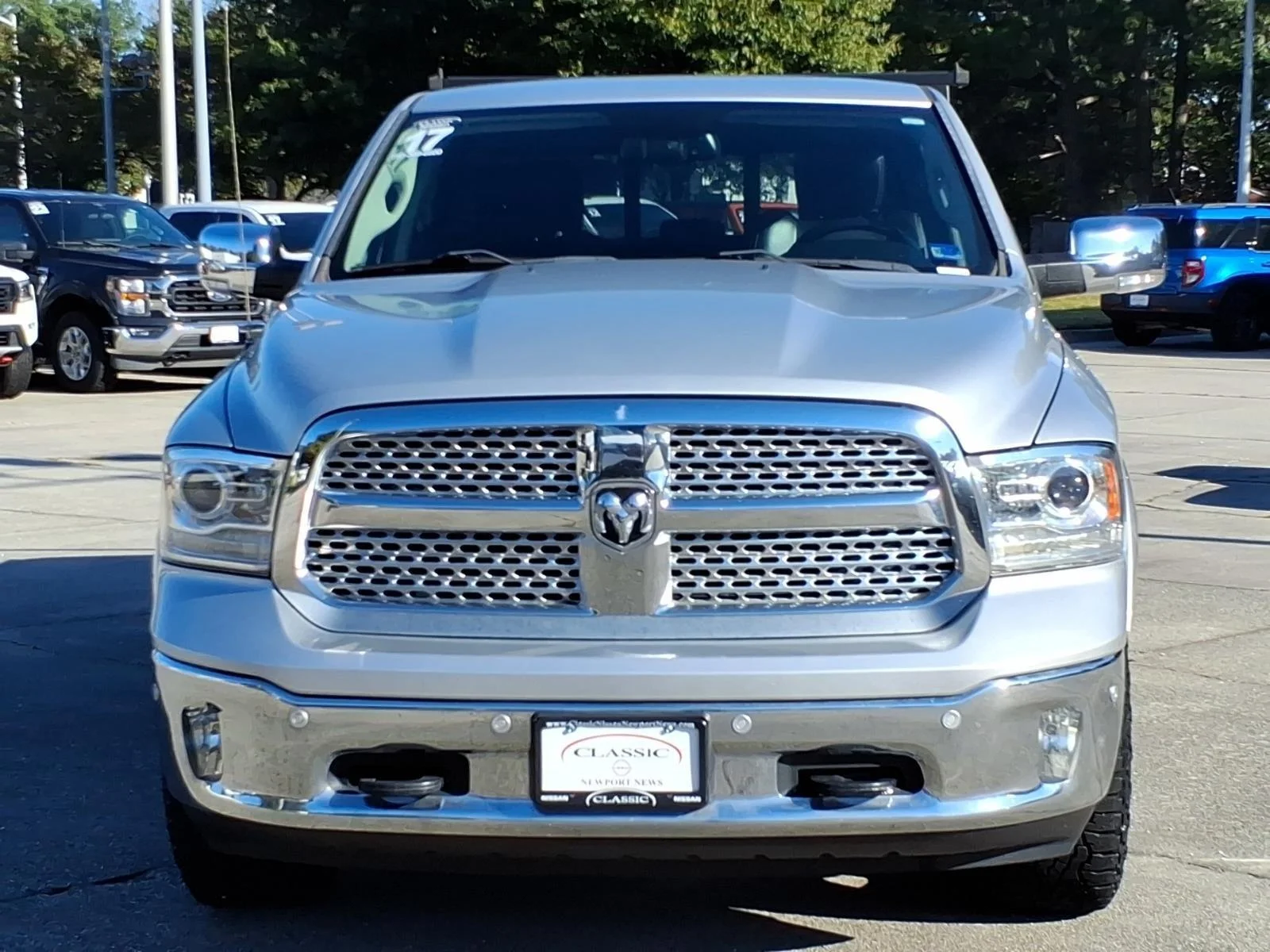 Used 2017 Bright Silver Metallic Clearcoat Ram Laramie image 2