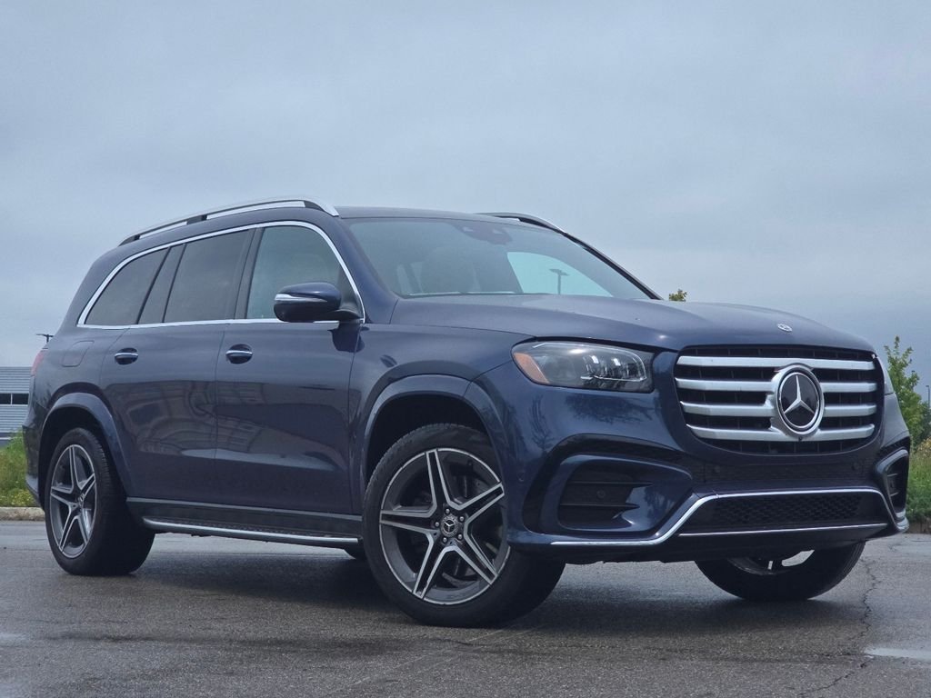 Certified Used 2024 Twilight Blue Metallic Mercedes-Benz GLS 450 image 1