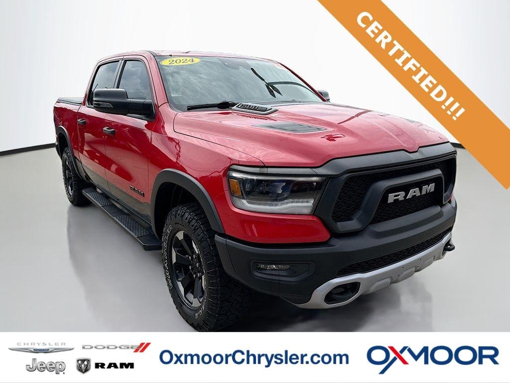 Used 2024 Flame Red Clearcoat Ram Rebel image 1