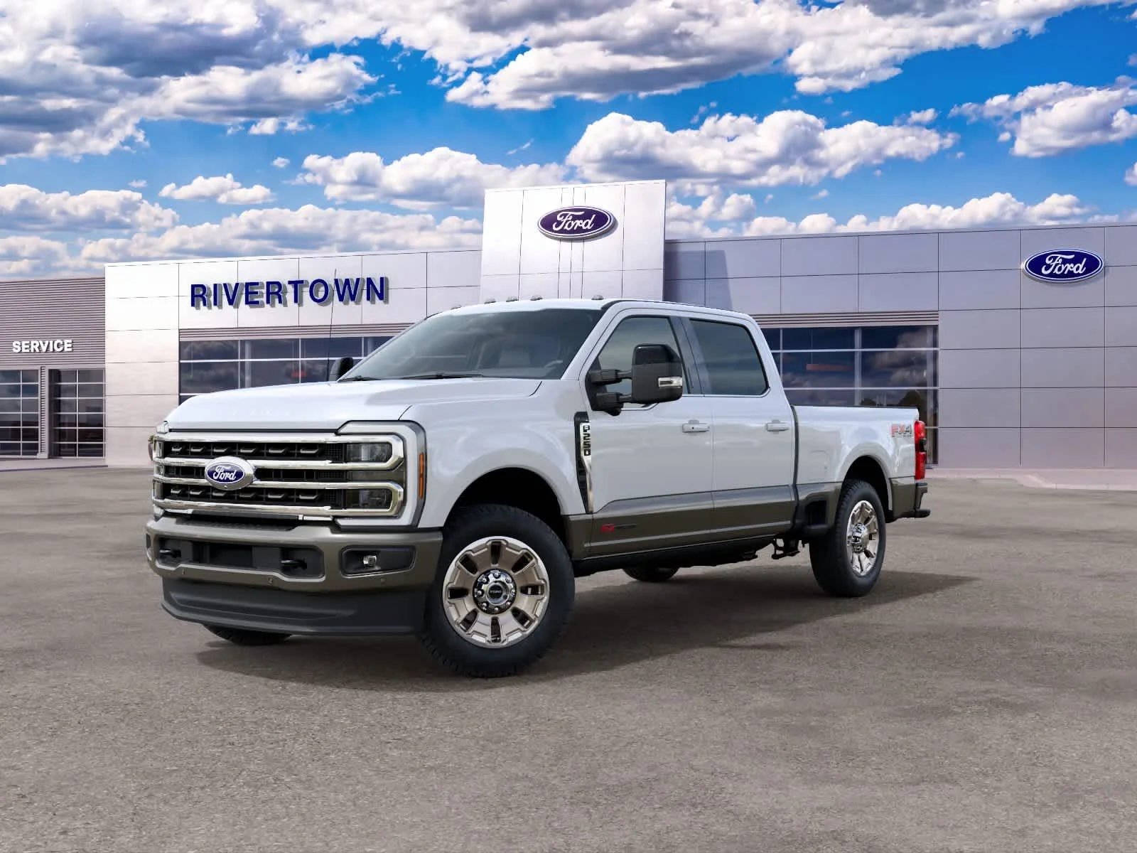 New 2027 Star White Metallic Tri-Coat Ford F-250® King Ranch® image 2