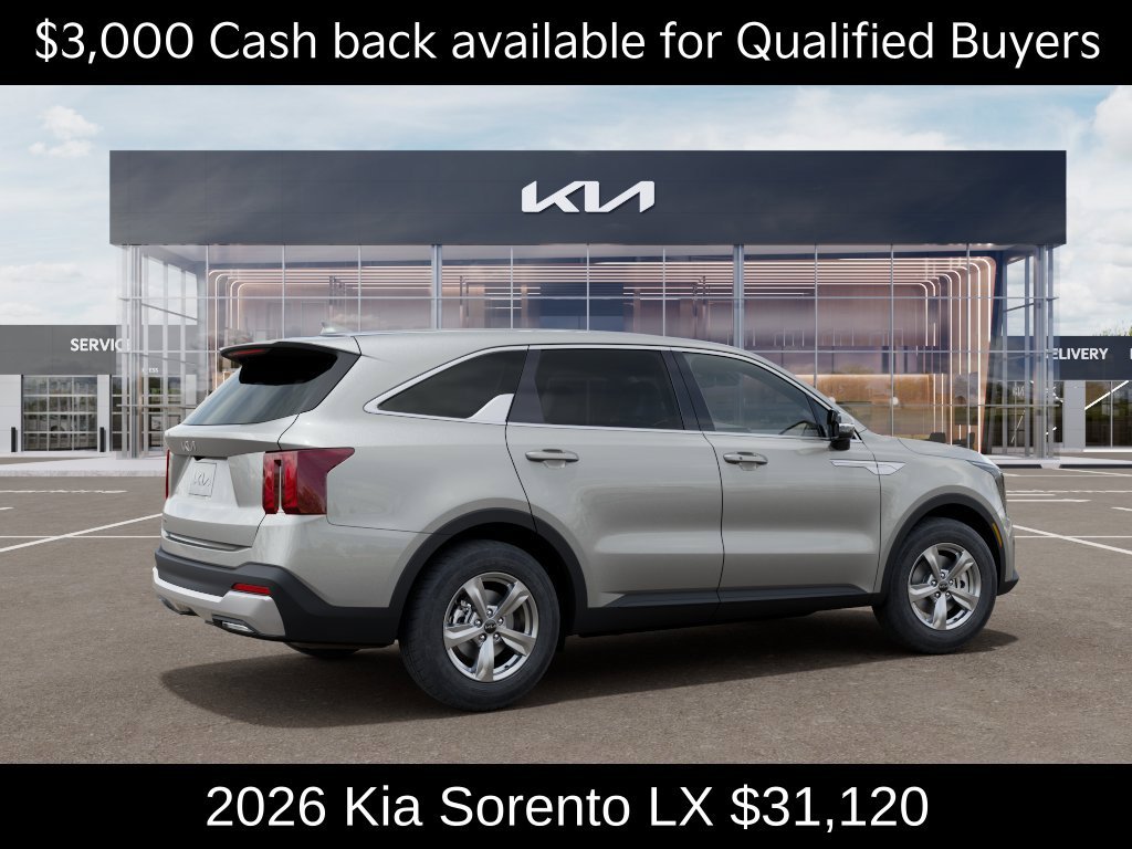 New 2026 Ivory Silver Kia LX image 7