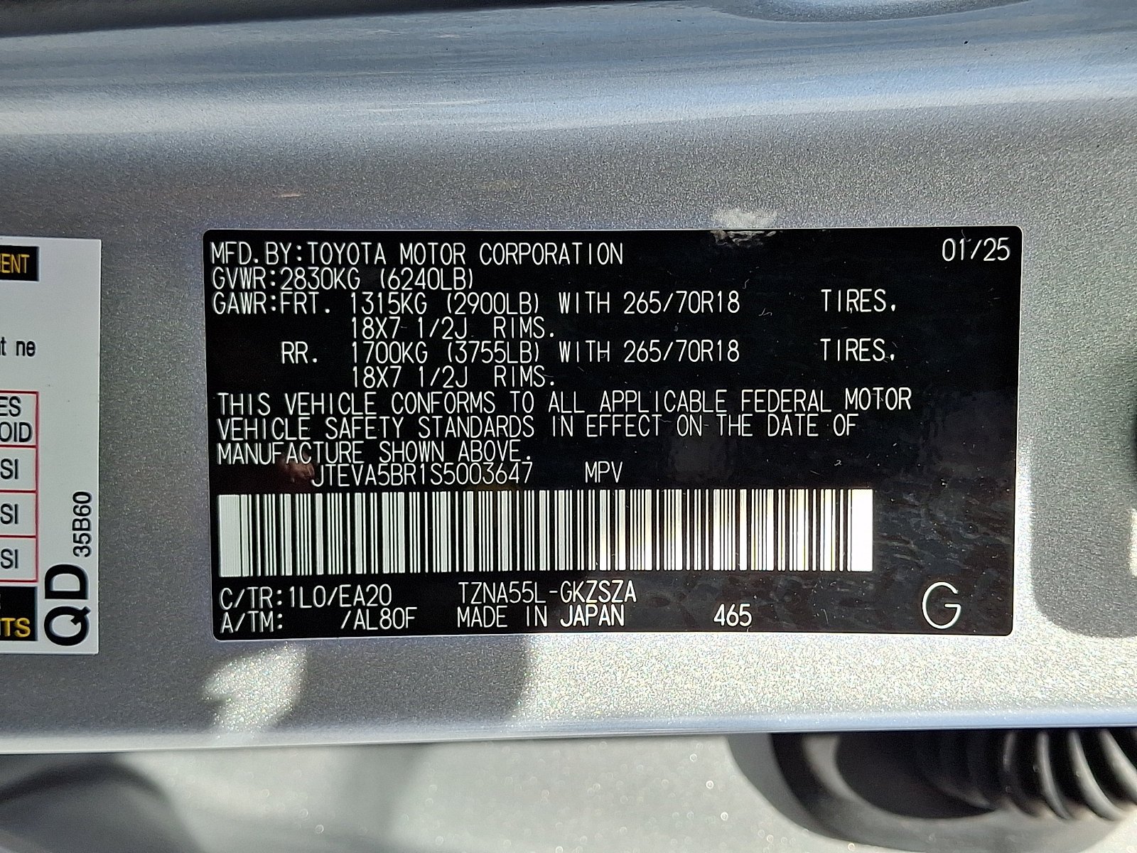 Used 2025 Cutting Edge   1L0 Toyota Limited image 28