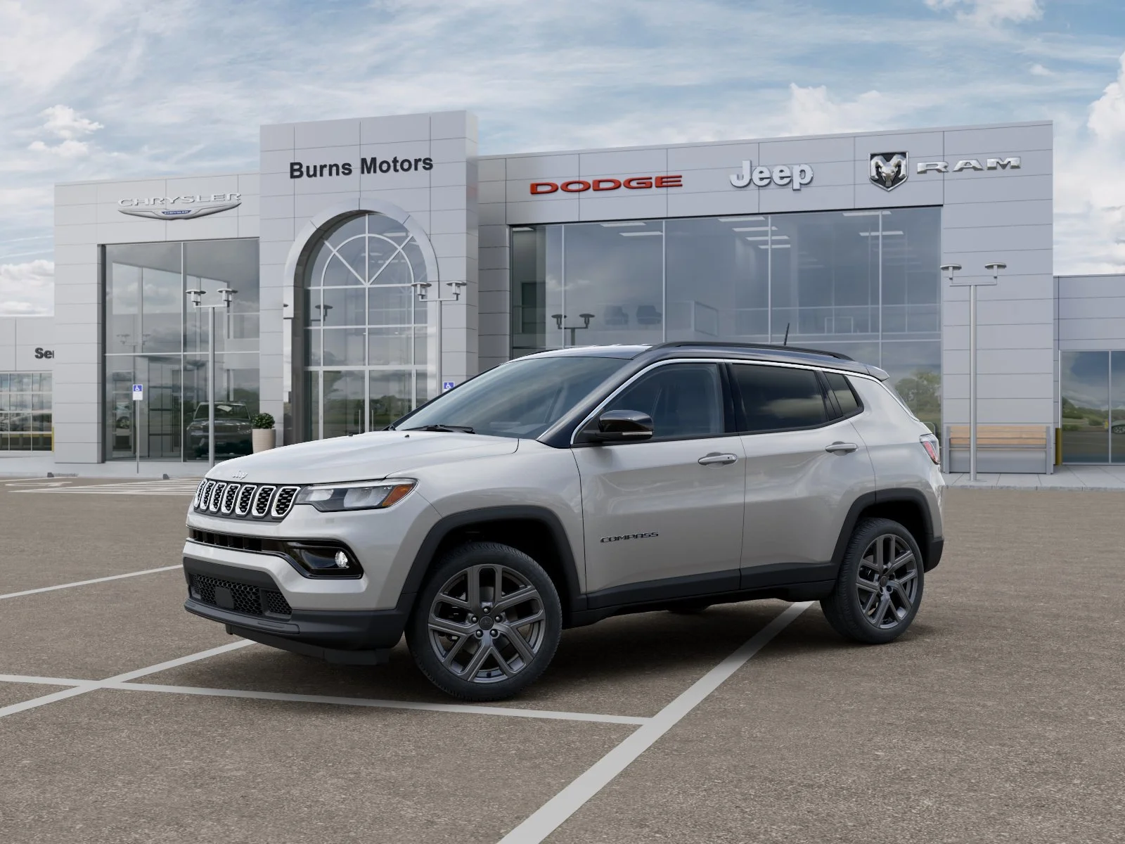 New 2026 Silver Zynith Metallic Clear-Coat Exterior Paint Jeep Limited Altitude image 2