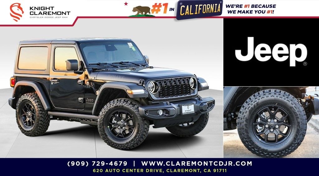 New 2026 Black Clearcoat Jeep Willys image 1