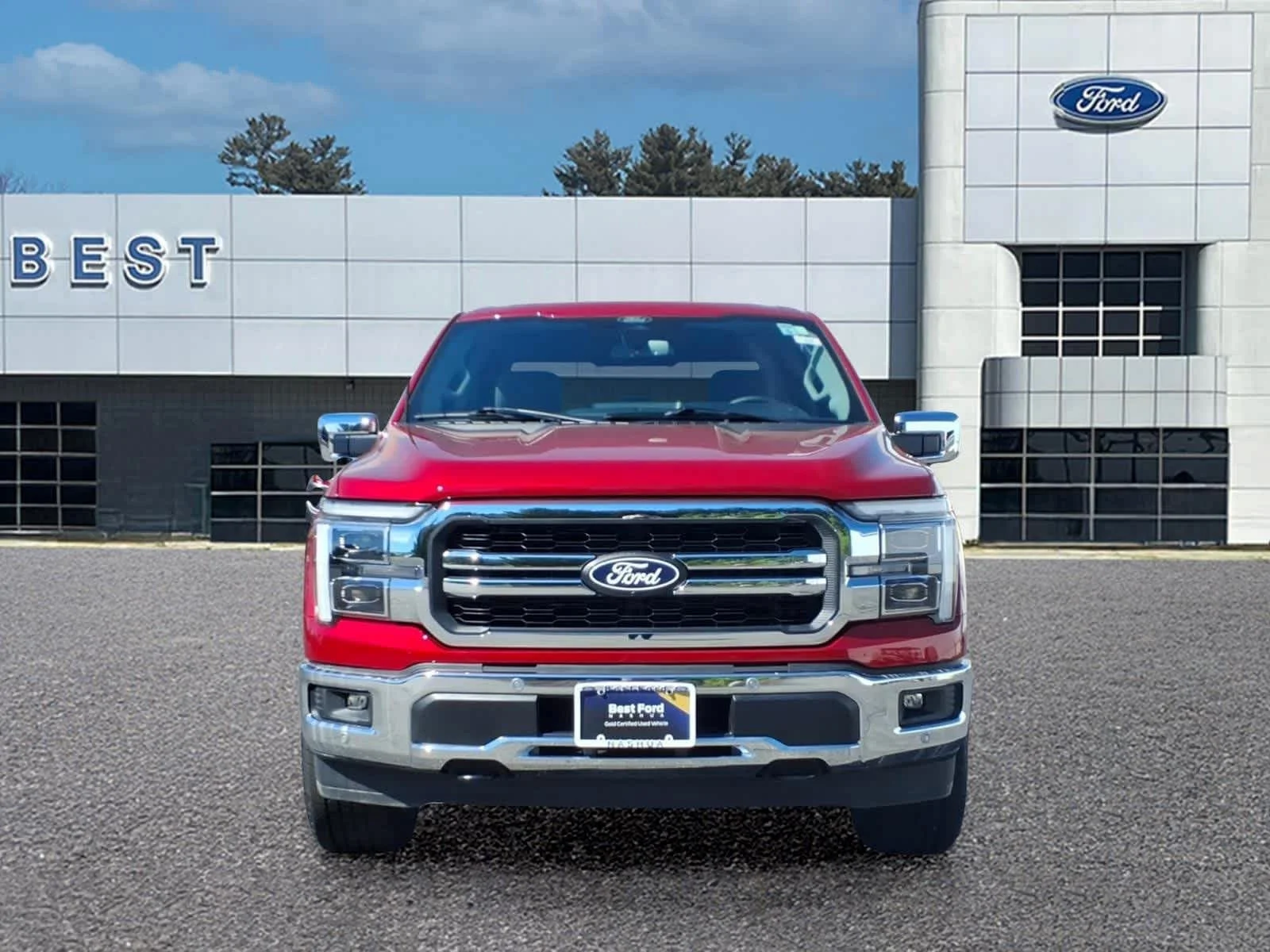 Used 2025 Rapid Red Metallic Tinted Clearcoat Ford LARIAT image 10