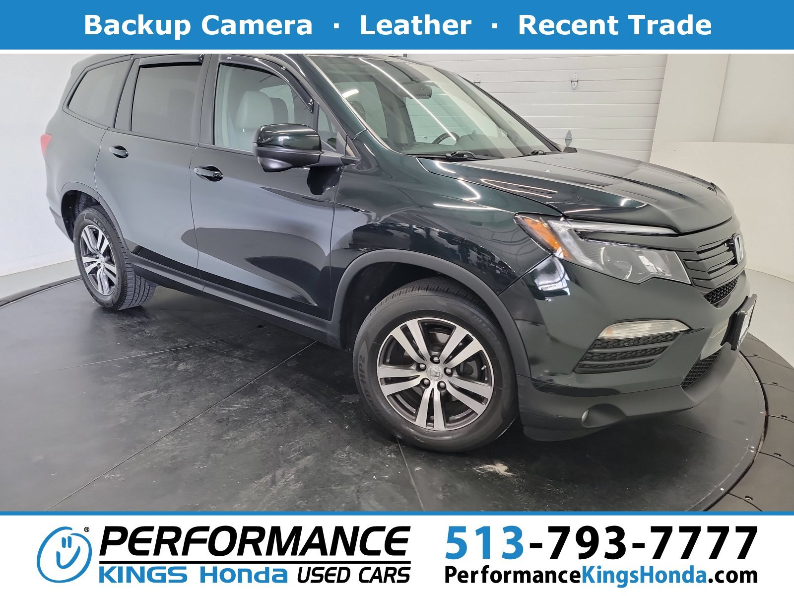 Used 2016 Black Forest Pearl Honda EX-L image 1