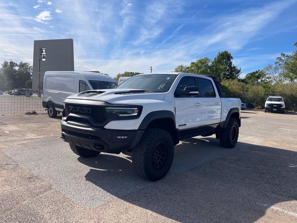 Used 2022 Bright White Clearcoat RAM TRX image 2