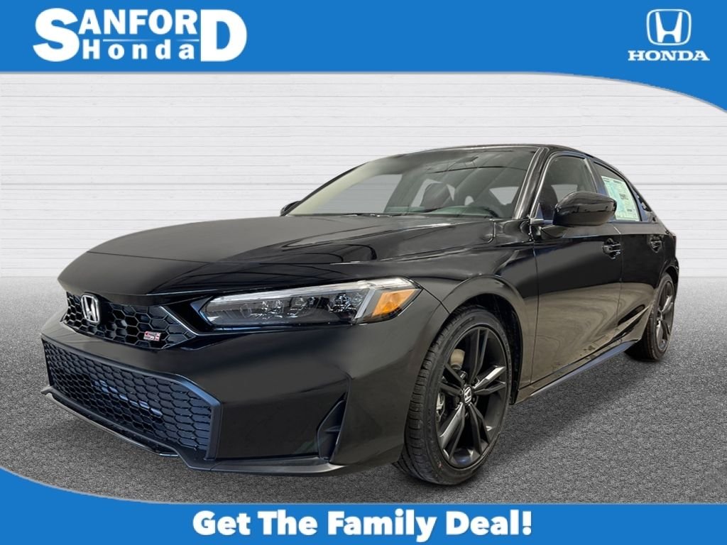 New 2026 Crystal Black Pearl Honda FWD image 1