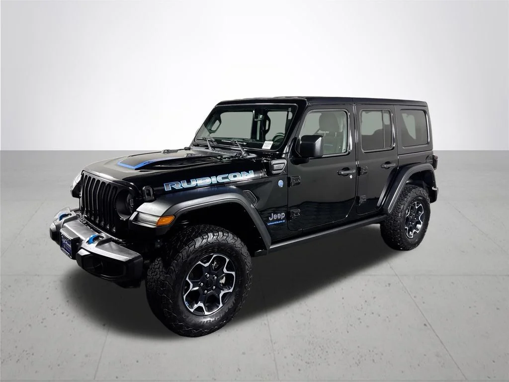 Used 2023 Black Jeep Rubicon 4xe image 2