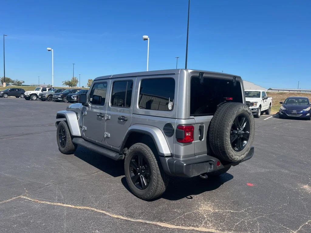 Used 2021 Billet Silver Metallic Jeep Unlimited Sahara Altitude image 4