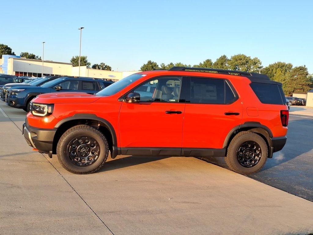 New 2026 Sunset Orange Honda TrailSport Elite Blackout image 2